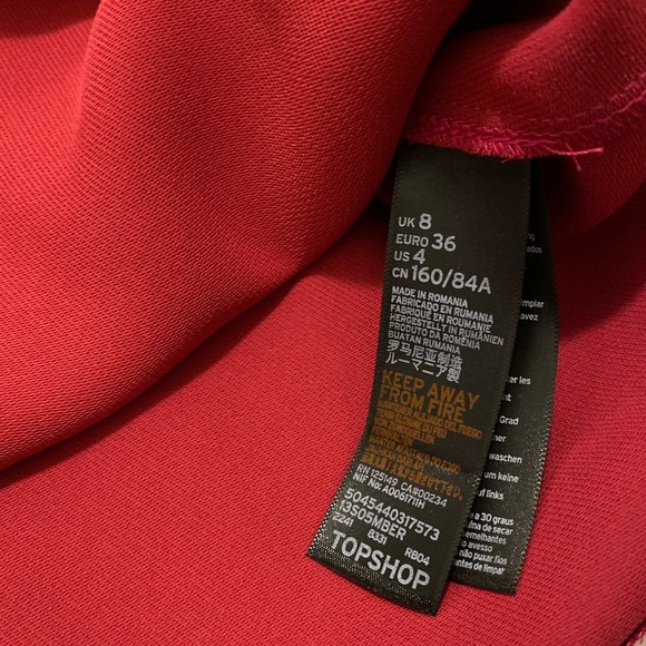 Brand: Topshop | Size: US 4 | Colour: Magenta | - Picture 5 of 5